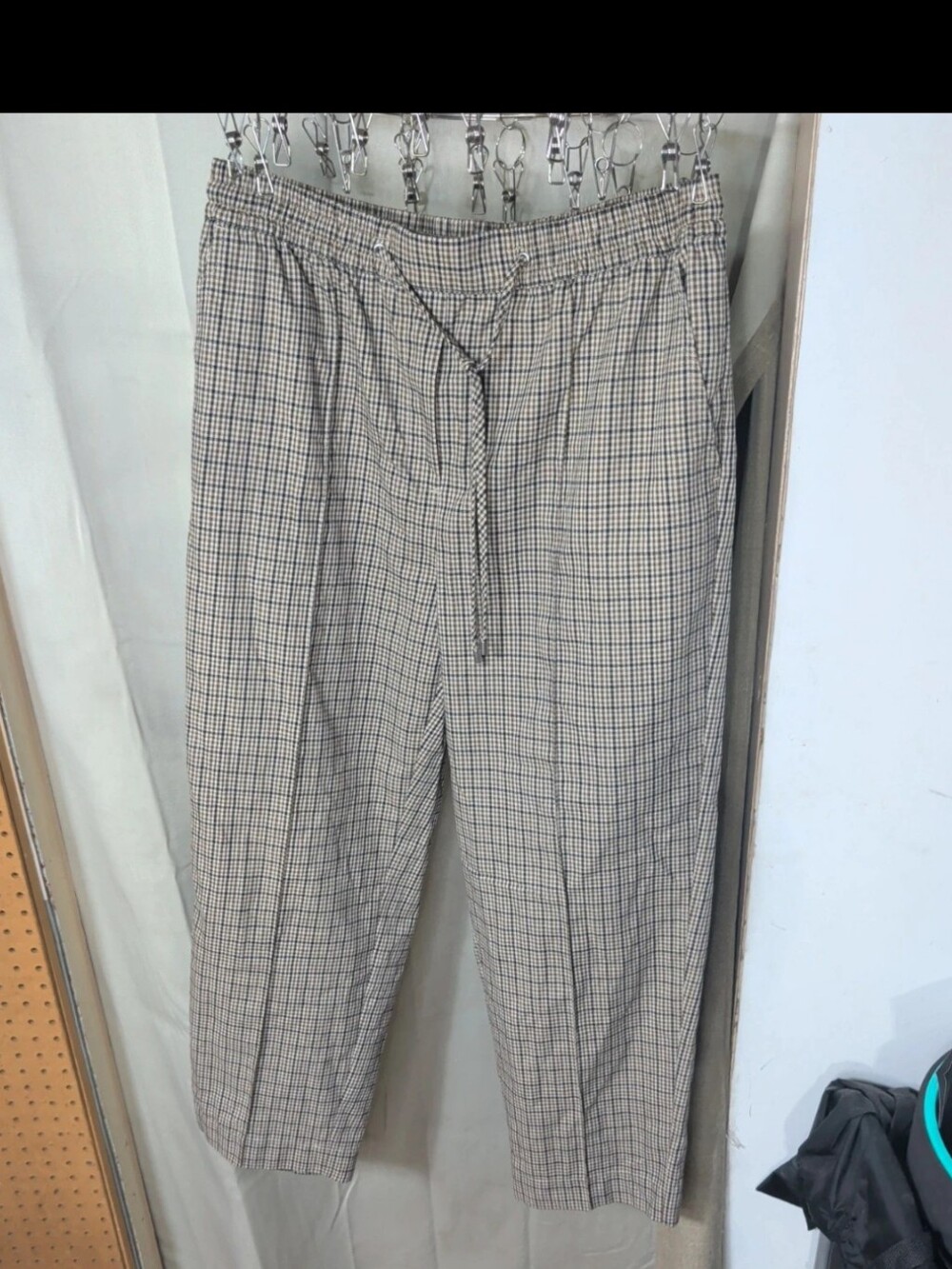 Ophelia Roe Pull On Pant. Plaid.